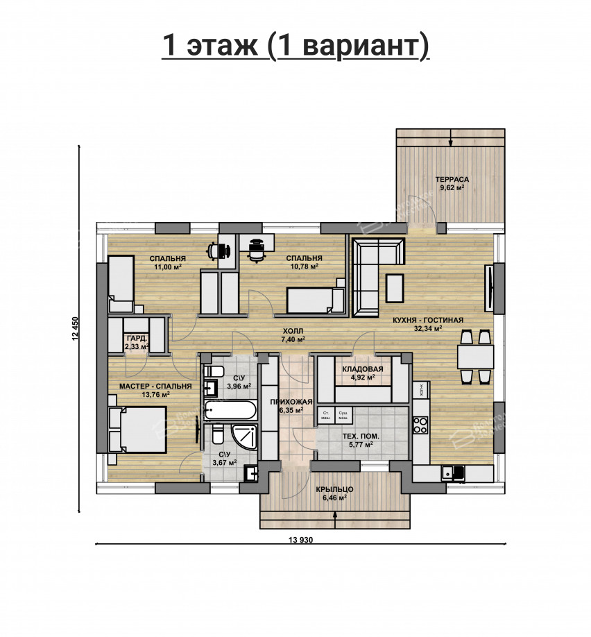 Дом из камня VZ-779